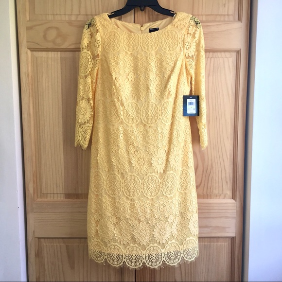 JH Collectibles Dresses & Skirts - JH yellow mid sleeve dress Medium